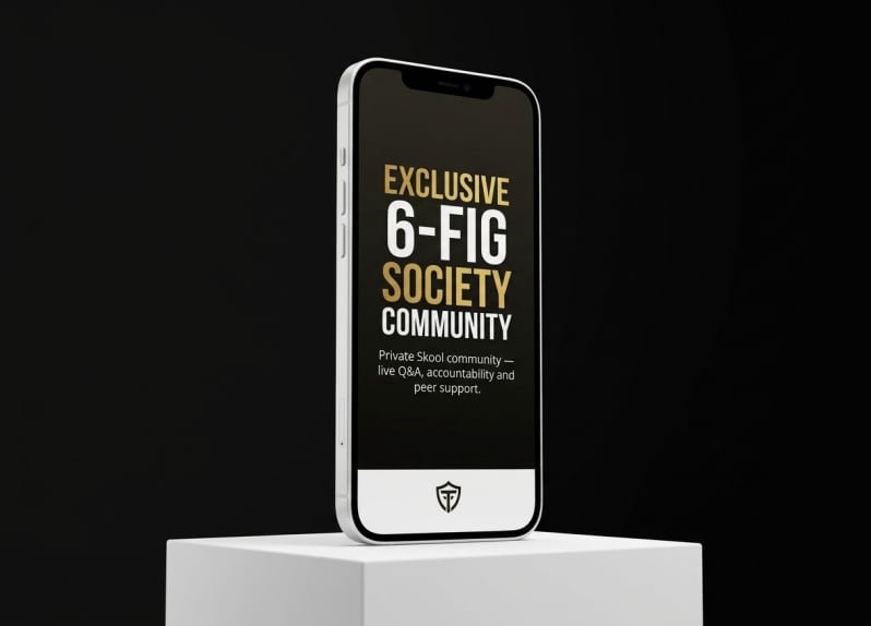 6-Fig Society Community - Exclusive Skool Community Bonus